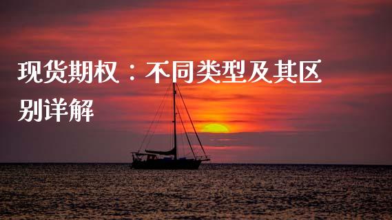 现货期权：不同类型及其区别详解_https://m.ycdhulan.com_财经要闻_第1张