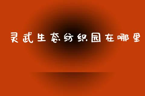 灵武生态纺织园在哪里_https://m.ycdhulan.com_股市在线_第1张